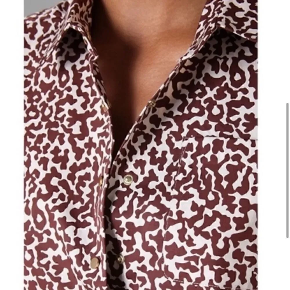 DIANE VON FURSTENBERG Printed Shirt Dress